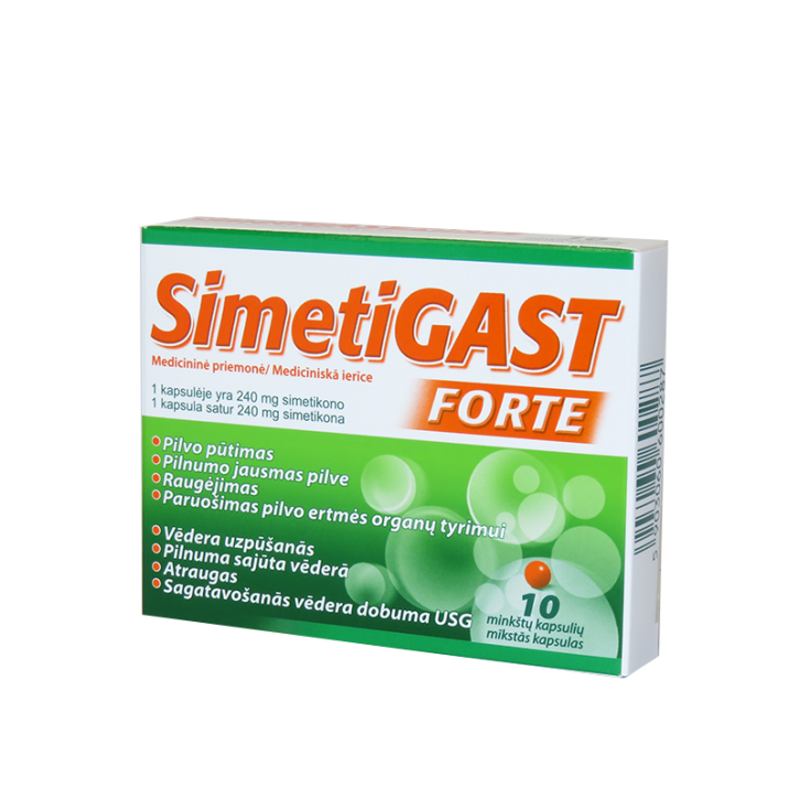 SIMETIGAST FORTE 240mg kapsulas N10